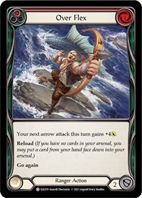 Over Flex (Red) - Tales of Aria - Unlimited Rainbow Foil - NM