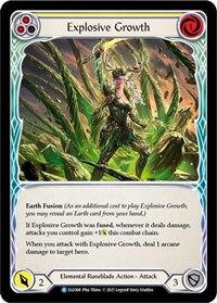 Explosive Growth (Yellow) - Tales of Aria - Unlimited Rainbow Foil - NM