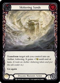 Skittering Sands (Red) - Uprising - Rainbow Foil NM