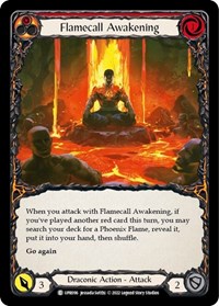 Flamecall Awakening - Uprising - Rainbow Foil NM