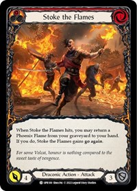 Stoke the Flames - Uprising - Rainbow Foil NM