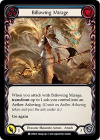 Billowing Mirage (Blue) - Uprising - Rainbow Foil NM