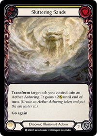 Skittering Sands (Yellow) - Uprising - Rainbow Foil NM