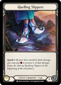 Quelling Slippers - Uprising - Rainbow Foil NM
