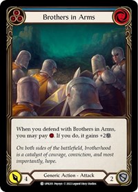 Brothers in Arms (Blue) - Uprising - Rainbow Foil NM
