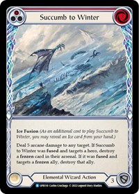 Succumb to Winter (Red) - Uprising - NM