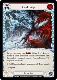 Cold Snap (Red) - Uprising - Rainbow Foil NM