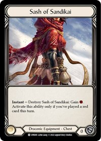 Sash of Sandikai - Uprising - Rainbow Foil NM
