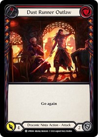 Dust Runner Outlaw (Red) - Uprising - Rainbow Foil NM