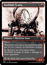 Sawblade Scamp (Showcase) - Phyrexia: All Will Be One - NM