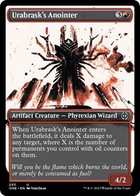 Urabrask's Anointer (Showcase) - Phyrexia: All Will Be One - NM