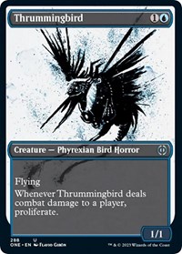 Thrummingbird (Showcase) - Phyrexia: All Will Be One - NM