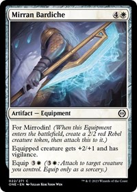 Mirran Bardiche - Phyrexia: All Will Be One - NM