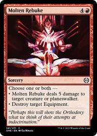 Molten Rebuke - Phyrexia: All Will Be One - NM