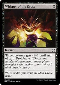 Whisper of the Dross - Phyrexia: All Will Be One - NM