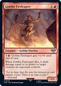 Goblin Fireleaper - UB: Lord of the Rings - NM