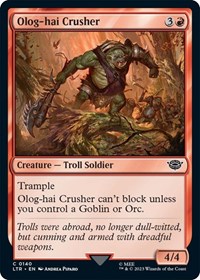 Olog-Hai Crusher - UB: Lord of the Rings - NM