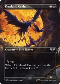 Dunland Crebain (Borderless) - UB: Lord of the Rings - NM