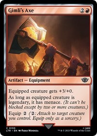 Gimli's Axe - UB: Lord of the Rings - NM