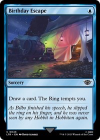 Birthday Escape - UB: Lord of the Rings - NM