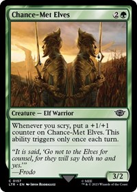 Chance-Met Elves - UB: Lord of the Rings - NM