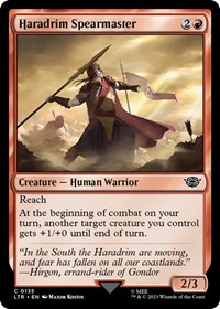Haradrim Spearmaster - UB: Lord of the Rings - NM