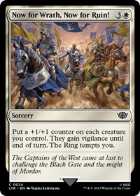 Now for Wrath, Now for Ruin! - UB: Lord of the Rings - NM