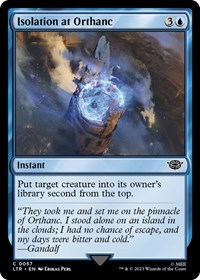 Isolation at Orthanc - UB: Lord of the Rings - NM