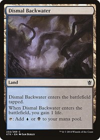 Dismal Backwater - Khans of Tarkir - NM