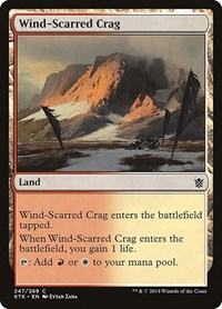 Wind-Scarred Crag - Khans of Tarkir - NM
