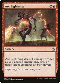 Arc Lightning - Khans of Tarkir - NM