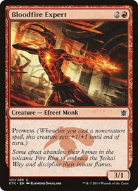 Bloodfire Expert - Khans of Tarkir - NM
