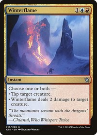 Winterflame - Khans of Tarkir - NM
