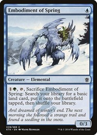 Embodiment of Spring - Khans of Tarkir - NM