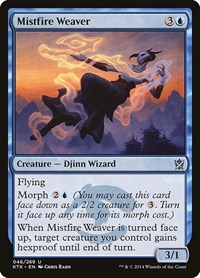 Mistfire Weaver - Khans of Tarkir - NM