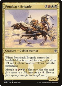 Ponyback Brigade - Khans of Tarkir - NM