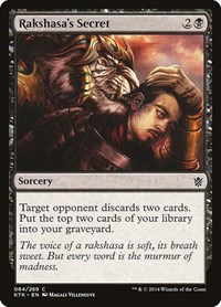 Rakshasa's Secret - Khans of Tarkir - NM