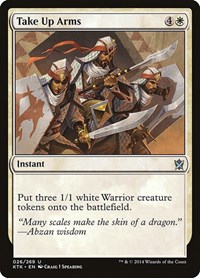 Take Up Arms - Khans of Tarkir - NM