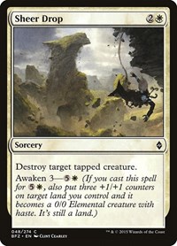 Sheer Drop - Battle for Zendikar - NM
