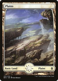 Plains (251) - Full Art - Battle for Zendikar - NM
