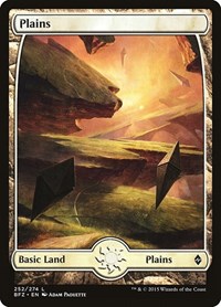 Plains (252) - Full Art - Battle for Zendikar - NM