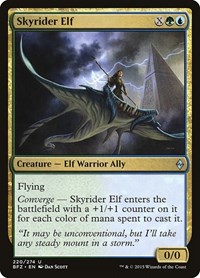 Skyrider Elf - Battle for Zendikar - NM