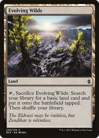 Evolving Wilds - Battle for Zendikar - NM