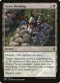 Grave Birthing - Battle for Zendikar - NM