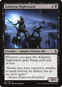 Kalastria Nightwatch - Battle for Zendikar - NM