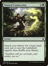 Natural Connection - Battle for Zendikar - NM