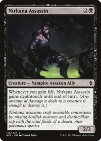 Nirkana Assassin - Battle for Zendikar - NM