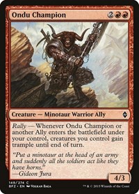 Ondu Champion - Battle for Zendikar - NM