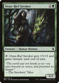 Oran-Rief Invoker - Battle for Zendikar - NM
