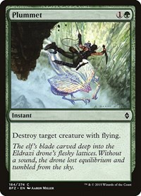 Plummet - Battle for Zendikar - NM